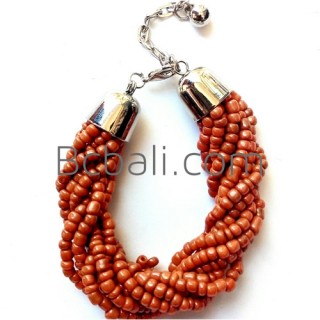 balinese handwork bead bracelets charm stainless