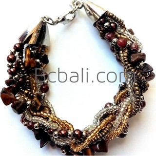 beads crystals stone bracelets charms