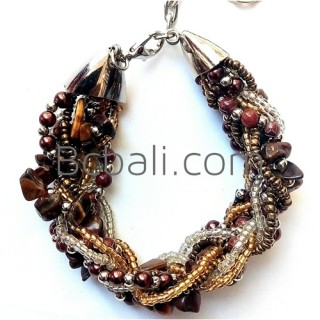 beads crystals stone bracelets charms