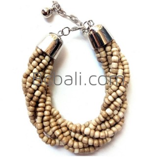 natural beaded bracelets balinese design new fashion women