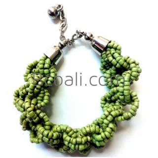 wrapted beads charming bracelets bali fashion 