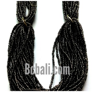 bali multi seeds black beading handmade fashion