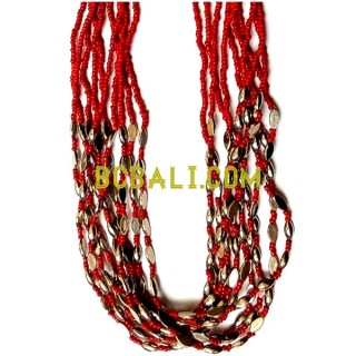 beaded necklaces design multi strands 