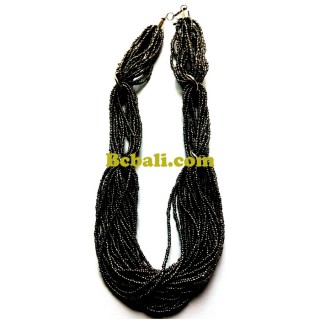 multi strand beads necklaces bali 2015