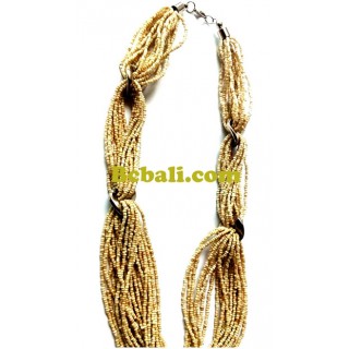 multi strand beads necklaces bali 2015