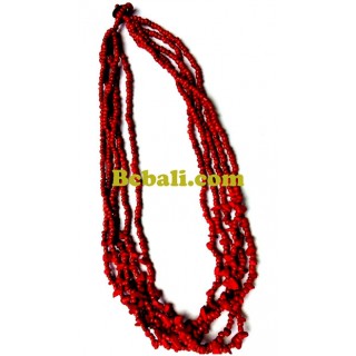 beads stone bali necklaces multi seeds designs