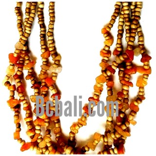 beading stone necklaces multi seed design