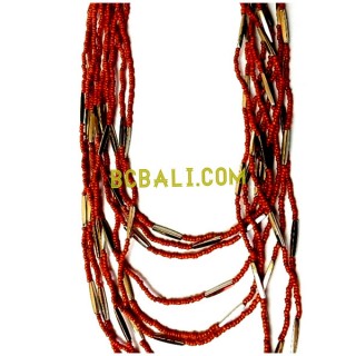 casandra beads multi seeds necklace charmings