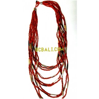 casandra beads multi seeds necklace charmings