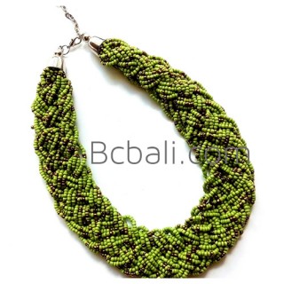 full beads handmade necklace wrap chokers bali design