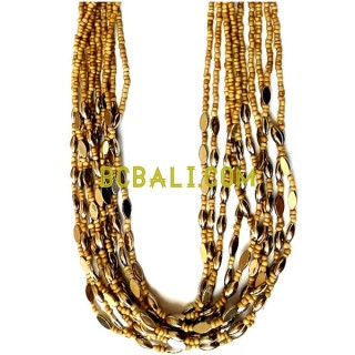 multi layer beads charming necklaces