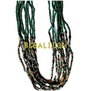 multi layers beading charms necklace fashion