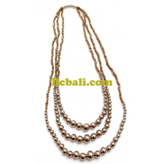 tangerine beads triangle seeds necklaces fashion