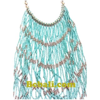 multiple strand necklaces choker chandelier fashion