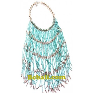 multiple strand necklaces choker chandelier fashion