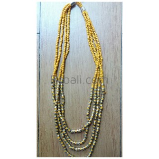 bead necklaces bali 4 strand