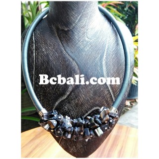 choker necklaces beads shells Bali