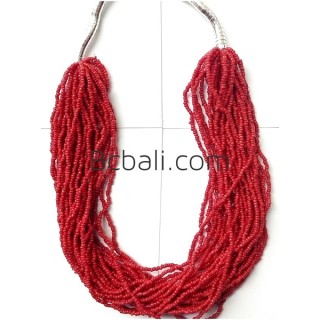 multi seed necklaces beading-charms fashion