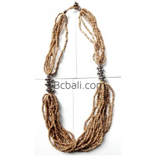 multi seeds beading necklaces fashion bali design