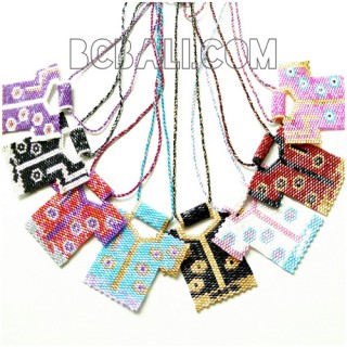 crystal beads pendant necklaces baby clothes design mix