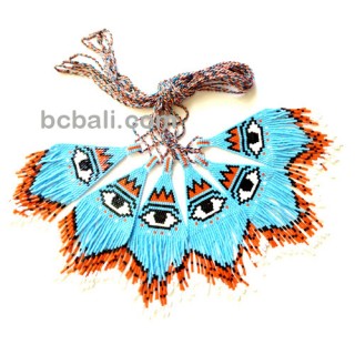 evil eyes pendant crystal bead miyuki fashion jewelries