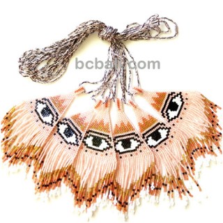 evil eyes pendant crystal bead miyuki fashion jewelry bali