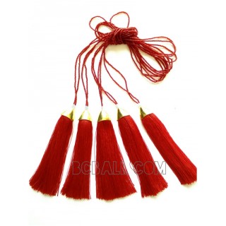 golden chrome tassel necklaces pendant beads