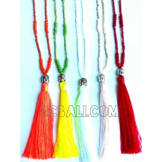 tassel necklace meditation budha yoga