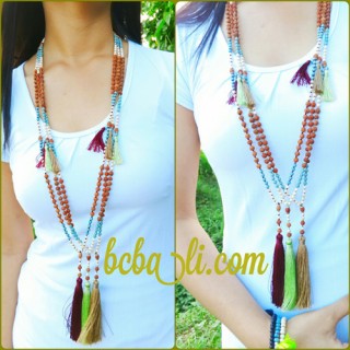 bali fashion necklaces mala beads handmade jewelry