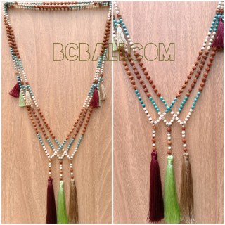 bali fashion necklaces mala beads handmade jewelry