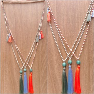 fashion necklaces tassels pendant beading bali