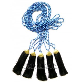 bead stone necklaces tassels black golden chrome