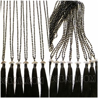 beaded crystal tassels pendants necklaces trend