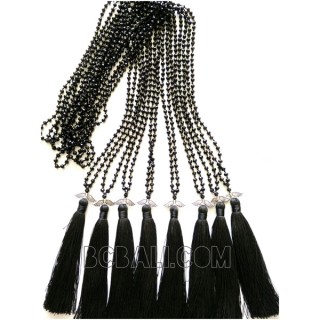 beaded crystal tassels pendants necklaces trend