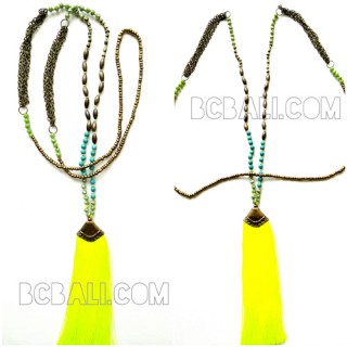 fashion new tassels antique gold long necklaces