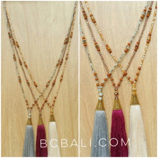 exclusive cup golden bronze bead necklaces crystal