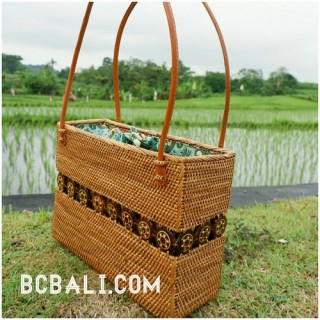 women ladies handbag from grass straw hand woven 