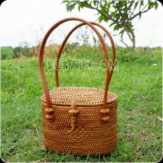 small coin purses bag ladies bag ata grass full hand woven