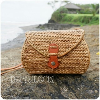 wallet purses batural straw rattan bags handmade women style