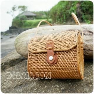 wallet sling bags rattan grass full handwoven handmade design 