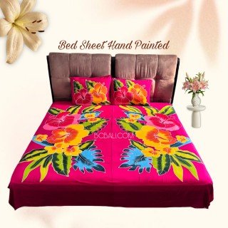 Hot Sale Bedsheet Hand Painted by Balinese Artisans