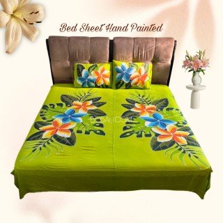 Hot Sale Bedsheet Hand Painted by Balinese Artisans