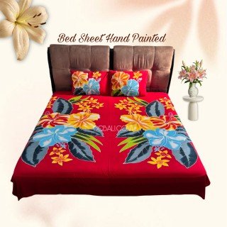New Design Bedsheet Hand Painted by Balinese Artisans