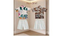 New Design Rayon Summer Kids Shirt