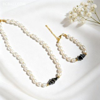 One Sets Necklace And Bracelet Original Shell 