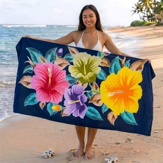 Special Offer Rayon Sarong Hand Painted Flower Design Handmade In Bali