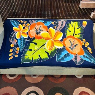 Special Offer Rayon Sarong Hand Painted Flower Design