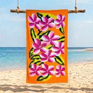 Best Quality Rayon Sarong Hand Painted Flower Design Handmade In Bali