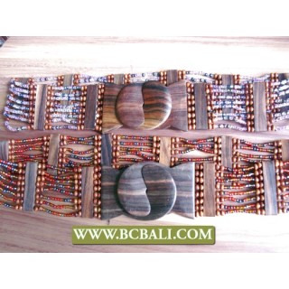 Bali Belt Beaded Wooden Claps