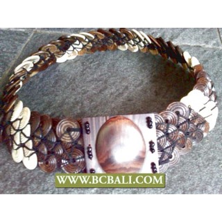 Bcbali Belt Coco Wooden with Buckle